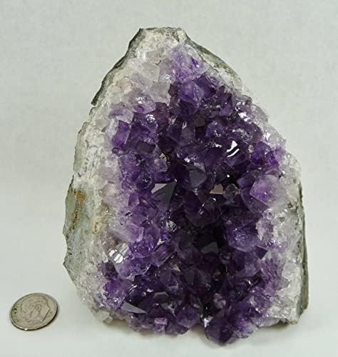 Crystal1637, אמטיסט קריסטל סטנד טבעי אורוגוואי 1 קילוגרם 6.7oz. צ'אקרה רייקי ריפוי