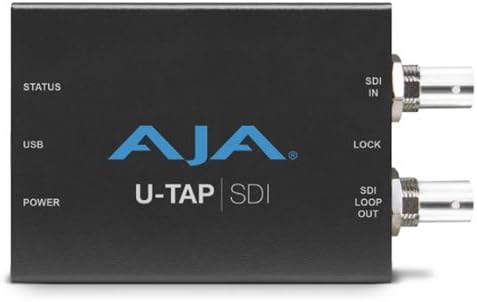 AJA U-TAP SDI פשוט USB 3.0 מכשיר לכידת SDI מופעל