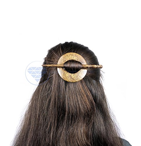 נאגינה אינטרנשיונל פרימיום וינטג ' מלוטש עץ צעיף סיכות / סיכות שיער & קליפ שיער / אישי & יופי טיפול אביזרים