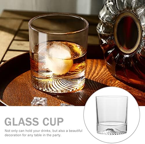 6 יחידות ויסקי זכוכית כבד יצירתי ויסקי כוס מגניב סלעים שתיית זכוכית משקאות כוסות עבור בר פאב בית קוקטייל בורבון ג ' ין וולדקה
