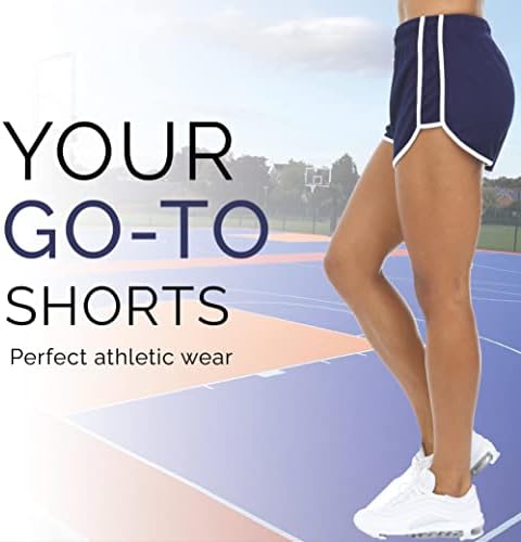 אלמנטים חיוניים מכנסיים קצרים פעילים - מכנסי כושר חדר כושר ליוגה, אימון, ריצה, אימונים 5 חבילות