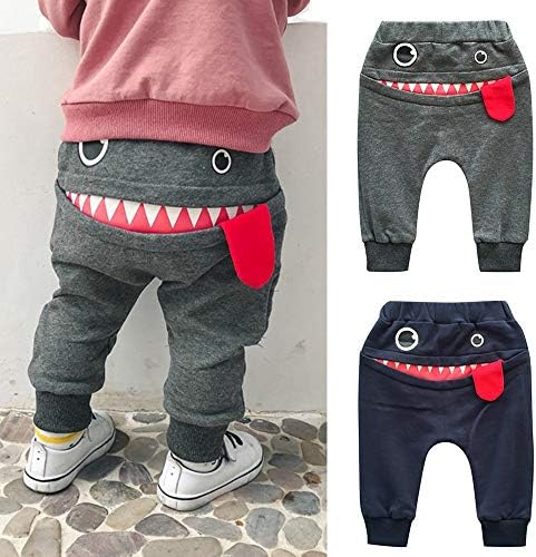 מכנסי פעוטות מצוירים מפלצת עבה לשון גדולה הלשון החמה מכנסי טרנינג מכנסיים למכנסיים לילדים בנות בנות