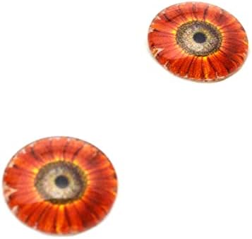 סתיו סתיו חמניות זכוכית עיניים עיניים לעיניים לתליון להכנת תכשיטים עטופים תכשיטים פו פו או פסלים של פו או פסלים