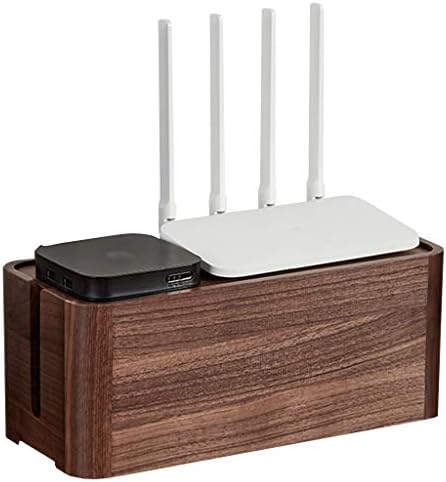 תיבת אחסון נתב Rakute, תיבת אחסון נתב WiFi Stracket Set-Top 2 שכבות תיבת Set-Top תומך בסוגיית מדף לאביזרי טלוויזיה WiFi Wifi