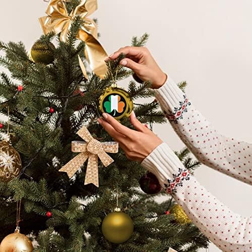 תלתן אירי כדורי חג מולד קישוט אטום לקסמים עץ חג המולד קישוט