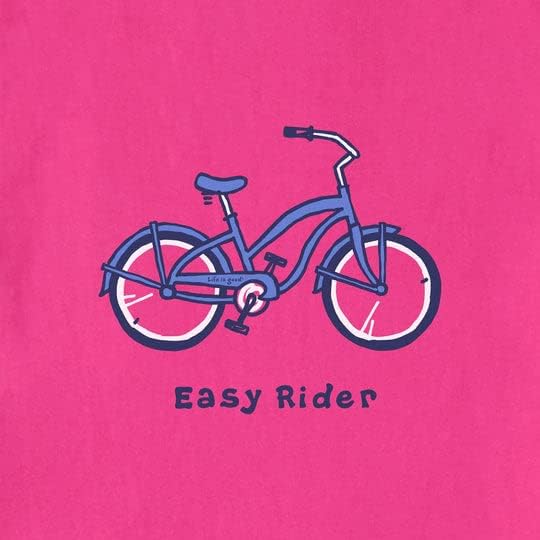 החיים טובים. אופני רוכבים קלים לנשים SS מגרסה טי, ורוד פטל, xxx-large