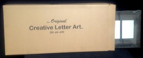 מכתב יצירתי קולאז '10-4x6 פתיחת מסגרת תמונה לבנה עם זכוכית חוזק מלאה ומחצלת לבנה 10x40