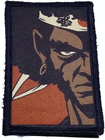 תיקון מורל אפרו סמוראי. מושלם לציוד הצבא הצבאי הטקטי שלך, תרמיל, כובע בייסבול מפעיל, מנשא צלחות או אפוד. טלאי וו 2x3