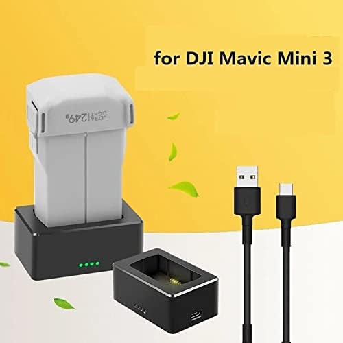 מטען סוללות USB פלסטיק מתאם חשמל תומך בטעינה מהירה עבור DJI Mavic Mini 3 Pro Personer Part