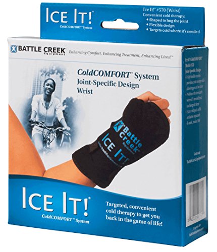 ICE IT! מערכת MaxComfort, טיפול בנוחות קרה, עטיפת שורש כף היד