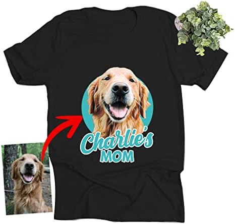 Pawarts חולצת כלבים בהתאמה אישית חולצות כלב חולצות לנשים - חולצה בהתאמה אישית טיז גרפי אמהות יום כלב אמא