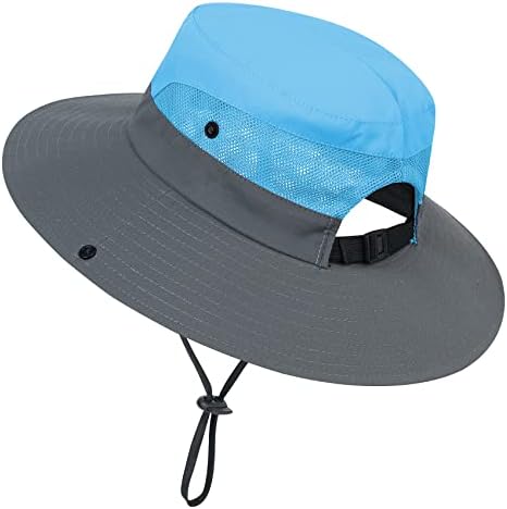 דוריו בנות כובע שמש עם חור קוקו הגנה על UV ילדים