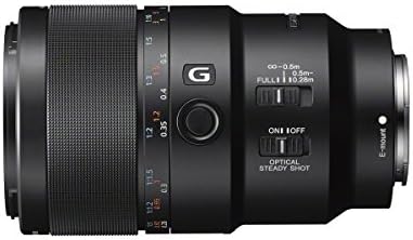 Sony SEL90M28G FE 90 ממ f/2.8-22 עדשת OSS MACRO G למצלמות נטולות מראה