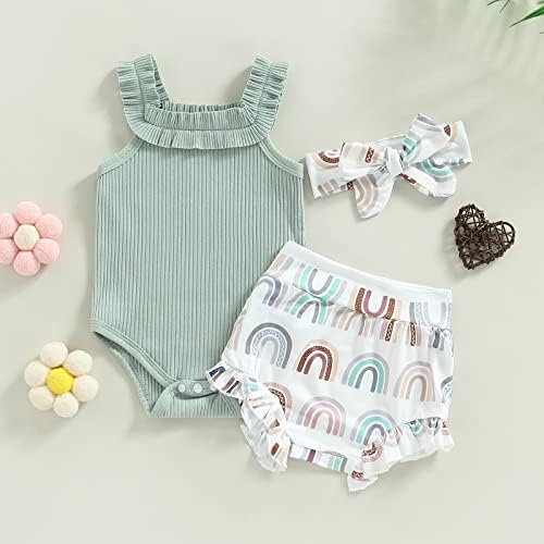 ליומנגזי יילוד תינוקת תינוקות בגדי קיץ תלבושות הגדרת הדפס פרחוני