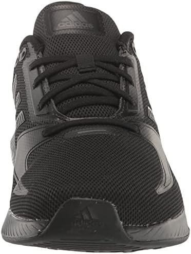 נעל ריצת ריצה של אדידס גברים של אדידס, שחור/שחור/אפור, 8.5