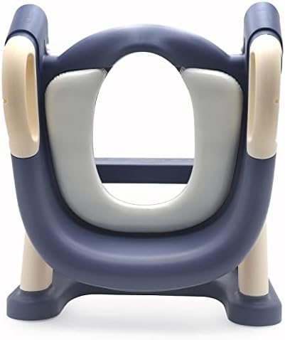 הונגק- BABY BABY BLUE רחב יותר צעדים פעוט סיר סיר סולם סולם אסלה כיסא שירותי תינוק