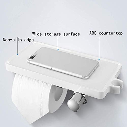 מדפי אמבטיה של ERDDCBB, מחזיק נייר טואלט-ריסור-מגבות מתלה מגבות יצירתי שירותים אמבטיה עם מדף וניקוי שירותים ערכת