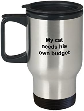 ספל נסיעות חתולים - מבודד ואקום כפול קפה מפלדת נירוסטה כפולה כוס 14 גרם