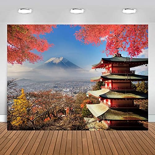 8 על 6 רגל יפן צפיות רקע פוג ' יאמה קיומיזו מקדש רקע סתיו מייפל עלה וידאו אבזרי תמונה בימה 012
