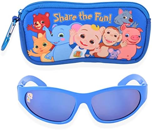 קוקומלון בני משקפי שמש לילדים עם תיק נשיאה, פעוט משקפי שמש