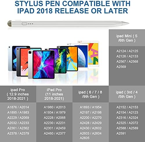 עט חרט לאייפד, עיפרון חרטה עם גילוי הדחיית דקל, עיפרון אפל דור שני לאייפד 2018 ואילך, iPad Pro 11 & 12.9 אינץ