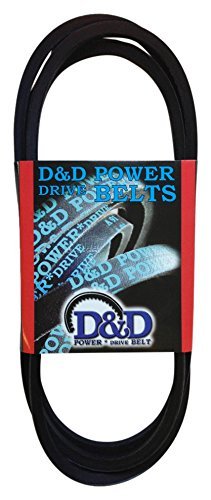D&D Powerdrive KA253C180 חגורת החלפת Belton Continental Belton, C, 1 -להקה, אורך 184 , גומי