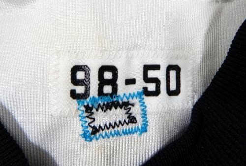 1998 קרוליינה פנתרים דוידוס גארידו 76 משחק השתמשו בג'רזי לבן 50 DP32880 - משחק NFL לא חתום משומש גופיות