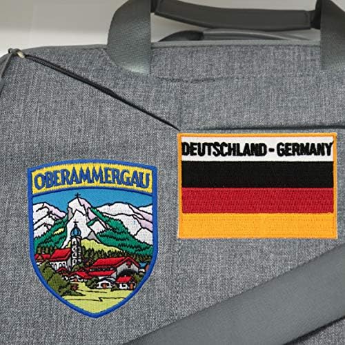 א -אחד - טלאי מגן אוברמרגאו + תיקון דגל גרמניה, הדבק על סגנון אישי LangleBige Dekorationen von aufklebern von tackes no.122c
