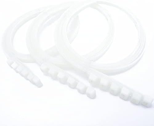 קשרי רוכסן ארוכים במיוחד 48 אינץ 'קשרי כבלים גדולים לבנים כבדים חיצוניים שימוש £ 250 קילוגרמים ניילון עבה מזודים 18