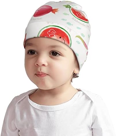 פירות חמודים מערבבים דמויות פעוטות כפה לבנים בנות כפיות לילדים כובעי חורף סרוגים