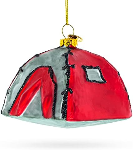 אוהל קמפינג זכוכית קישוט לחג המולד
