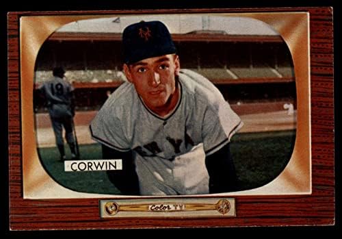 1955 Bowman 122 Al Corwin New York Giants Ex/MT Giants