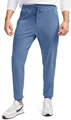 מכנסי טרנינג מרופדים של פודולה מרופדת מכנסי טרנינג עם 3 כיסי רוכסן מכנסיים חמים לחורף חדר כושר גולף