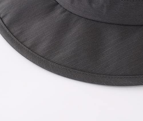 בית מעדיף קיץ UPF 50+ דלי גברים כובע שמש רחב שוליים כובע דיג כובע ספארי