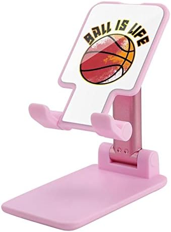 חיי כדורסל טלפון סלולרי מתקפלים עמידה עמידה עמידה מתכווננת גובה טלפון מחזיק לשולחן העבודה