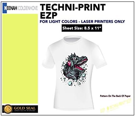 Techni Print EZP - נייר העברת חום לייזר 8.5 x11 5 גיליונות*