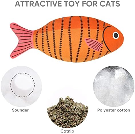 2 יחידות צעצוע חתול קטיפה, צעצוע לעיסת חתול קטיפה, צעצועי חתול עמידים לנשיכה עם פעמון בפנים, צעצוע בקיעת שיניים