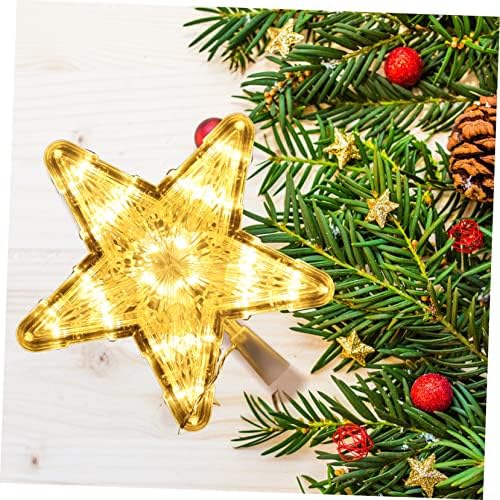 Osaladi 1PC אורות עץ חג המולד אורות עיצוב עיצוב מנורות קטנות מידה דקורטיבית עיצוב חג המולד כוכב כוכב טופר כוכב צלול טופר