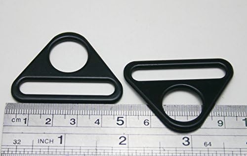 טיאנבנג משולש שחור חוט אבזם ומחבר תחבושות 1.5 אינץ 'בקוטר סגלגל של 6