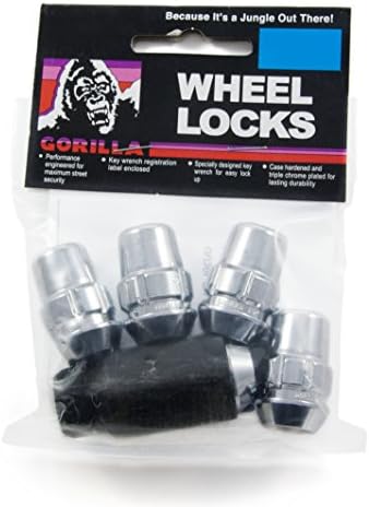 Gorilla Automotive 71621NB5 Acorn Wheel Locks 5 חבילה