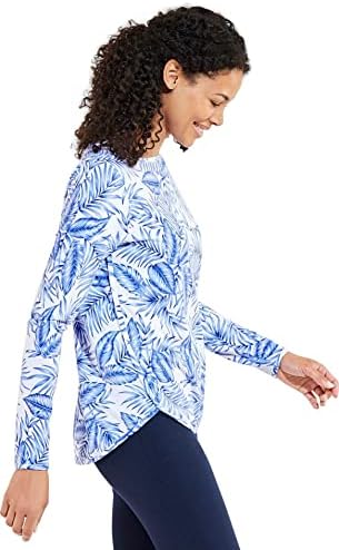 Coolibar UPF 50+ חולצה מפוצלת צדדי לנשים - מגן שמש