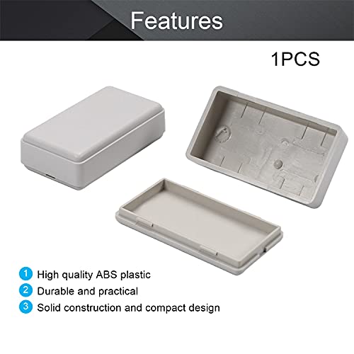 FIELECT 6 יחידות תיבת צומת אלקטרונית אבק אבק תיבת פרויקט מארז פלסטיק לפרויקטים אלקטרוניים ABS ABS 1.97 x 1.10