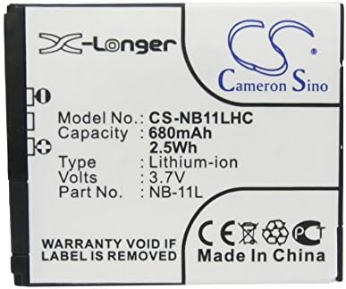 קמרון סין חדש סוללה להחלפה חדשה של 680mAh עבור Canon Elph 110 HS, Elph 340 HS, IXUS 125, IXUS 125 HS, IXUS 125HS, IXUS