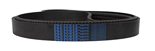 D&D PowerDrive 2/3VX400 חגורת V עם חגורה משובצת, אורך 40 , רוחב 0.38