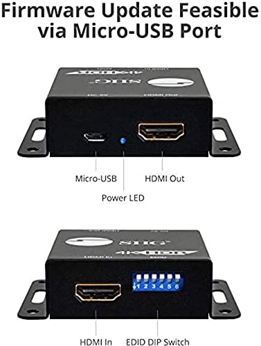 Siig Ultra HD 4K EDID אמולטור עבור HDMI 2.0 3D, CEC, HDCP 2.2, מכונת צילום ומנהל EDID לתכנות