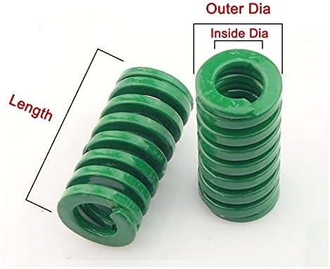קפיצי דחיסה מתאימים לרוב התיקון I 1 עובש DIED קפיץ ירוק ירוק חותם כבד חותם קפיץ קוטר חיצוני 25 ממ קוטר פנימי