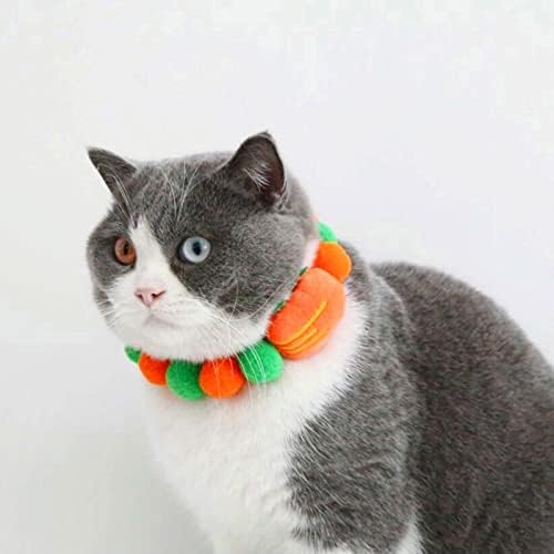 צוואר חתול מתכוונן קריקטורה פלאש פירות צבע צבע עמוד צווארון חתול צווארון לחתול בינוני קטן וחיות חיתכים גדול