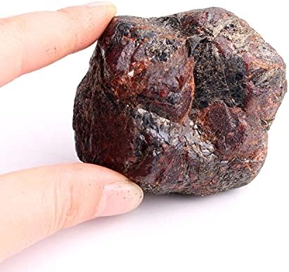 Binnanfang AC216 1PC גביש טבעי אדום אדום מינרלים מחוספס