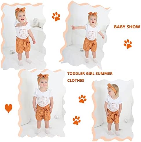 בגדי תינוקות של Jopgeey 3-6 חודשים בגדי תינוקות יילוד ילדה כותנה תינוקת כותנה רומפר מכנסיים קצרים עם סרט משחק ללבוש תלבושות