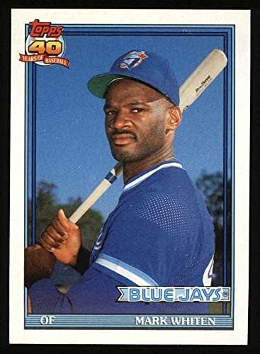 1991 Topps 588 Mark Whiten Toronto Blue Jays NM/MT Blue Jays